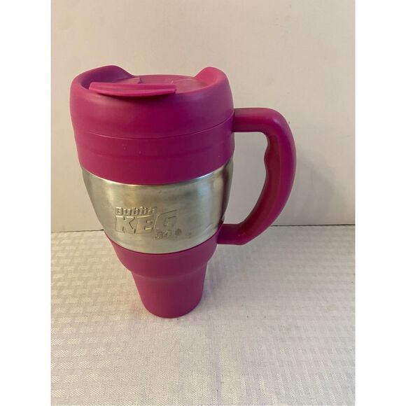 Bubba keg mug stainless steel cup 34oz pink - Picture 3 of 3
